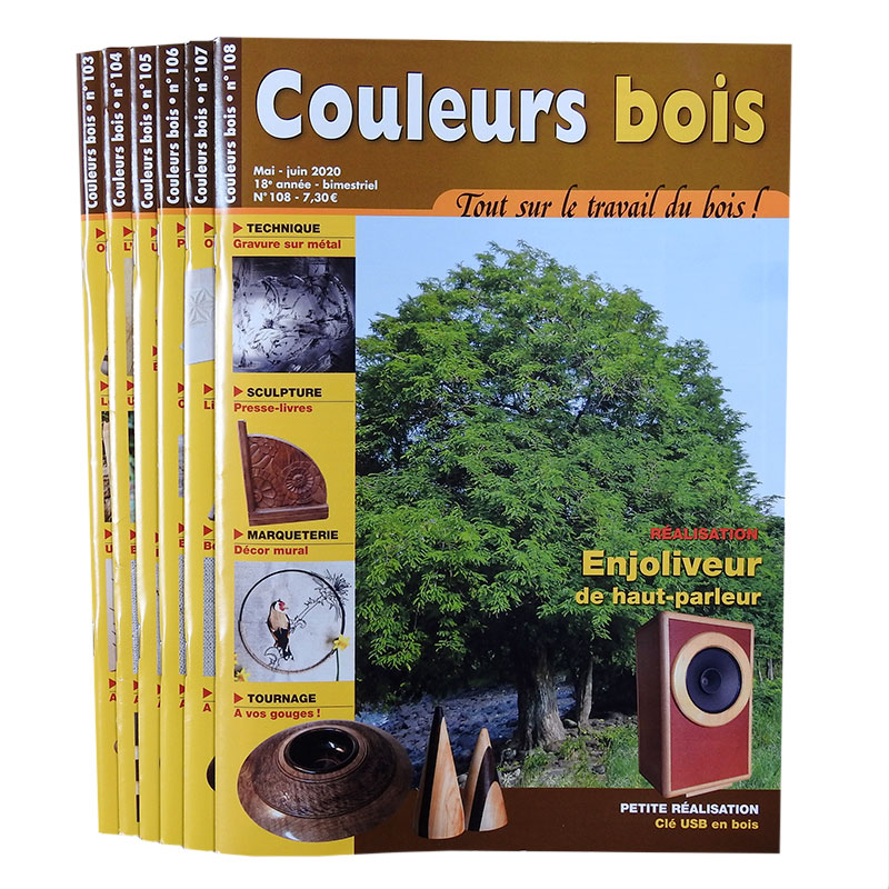 Couleurs bois - Année 18 (n°103 à 108)