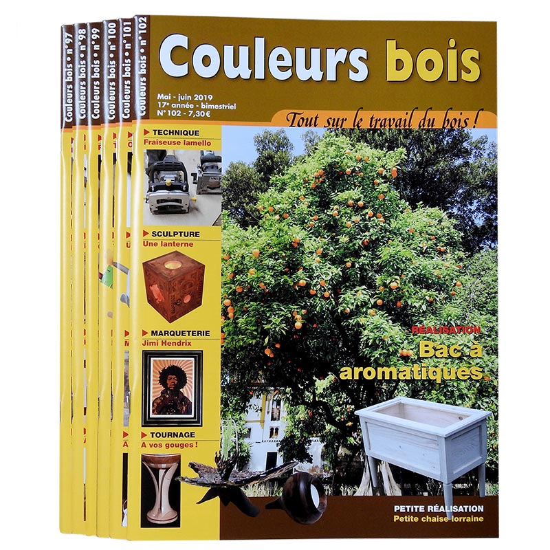 Couleurs bois - Année 17 (n°97 à 102)