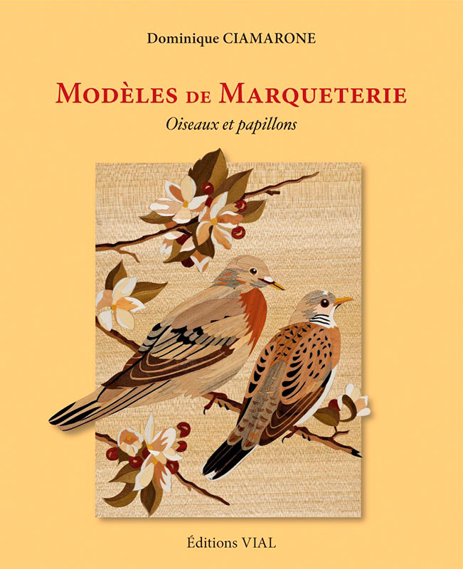 Modèles de marqueterie - Oiseaux et papillons - couverture