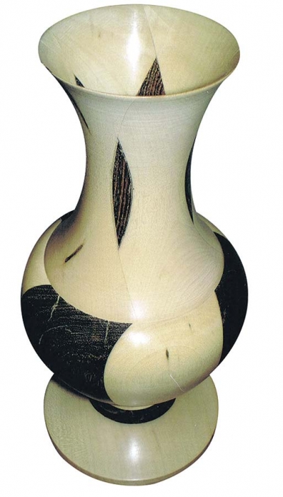 Vase en collage