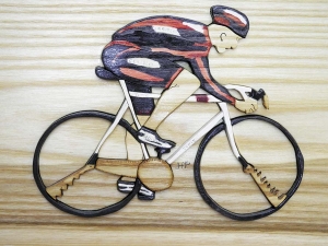 Un cycliste