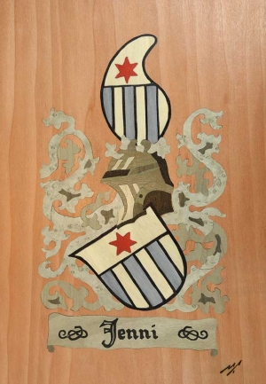 Le blason de la famille Jenni