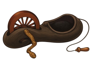 Un tire-ligne à encre